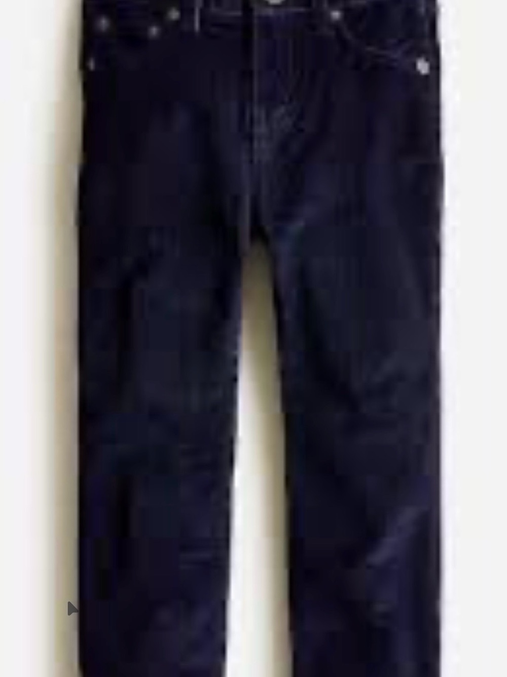 Crewcuts Girls Size 8 Navy Corduroy Pants with Adjustable Waist – New With Tags